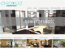 Tablet Screenshot of cholujdesign.com